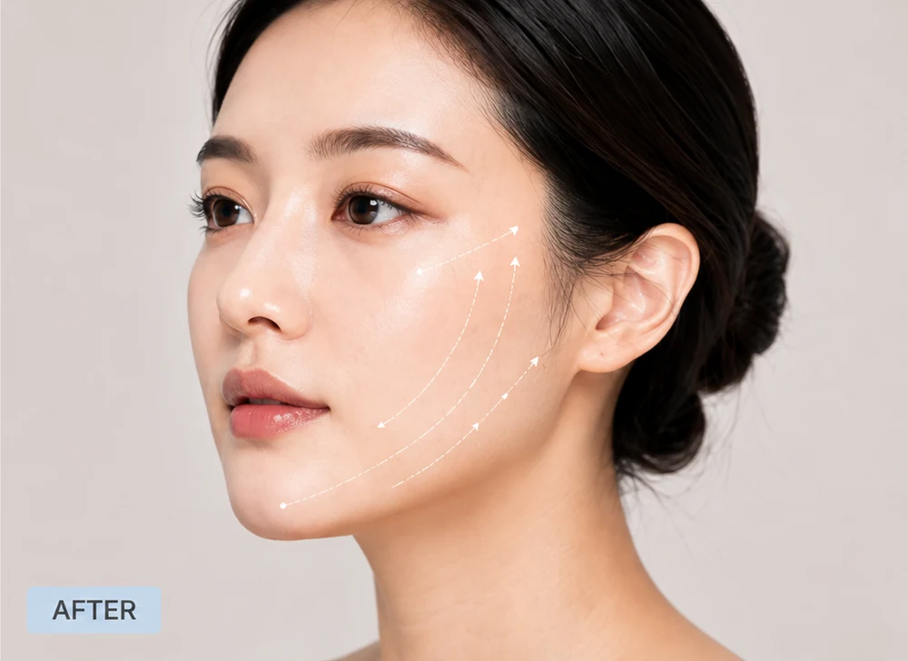 리프팅 후 이미지